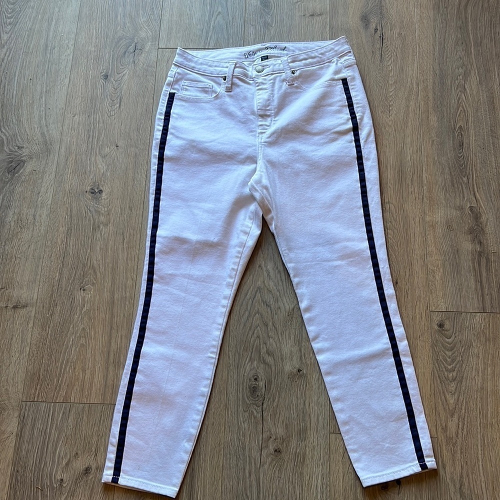 UNIVERSAL THREAD Highest Rise Skinny Crop Tuxedo Denim Jeans Size 12/31R